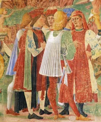 Groupe de marchands (détail)