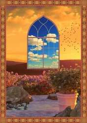 Fenêtre du Jardin du Coucher de Soleil