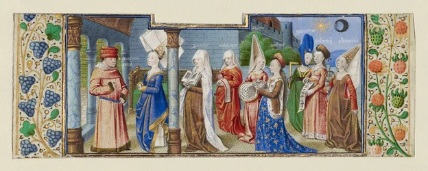 La Philosophie présentant les sept arts libéraux à Boèce, vers 1465