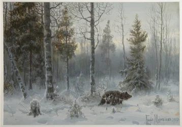 Ours dans la forêt d
