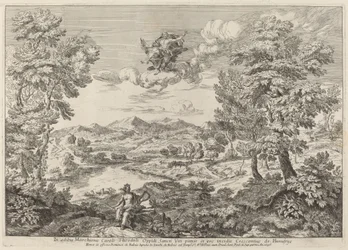 Jupiter dans un paysage