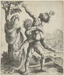 Hercule lutte avec Antée