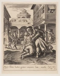 Le retour du fils prodigue, extrait de la parabole du fils prodigue