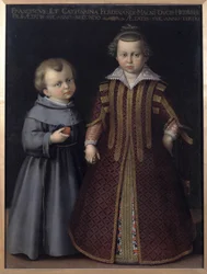 Portrait de François et Catherine de Médicis, enfants de Ferdinand