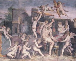La Forge de Vulcain, 1555