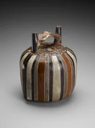 Vase en forme de sac de haricots