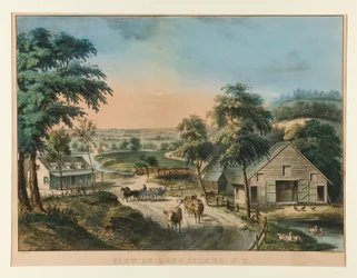 Vue sur Long Island, N.Y.