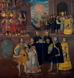 Mariage de Martín de Loyola avec Doña Beatriz Ñusta, et de Don Juan Borja avec Lorenza Ñusta.