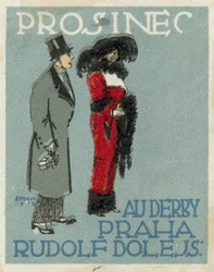 Décembre. Au Derby Rudolf Dole modes, Prague