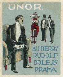 Février. Au Derby Rudolf Dole modes, Prague
