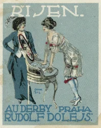 Octobre. Au Derby Rudolf Dole modes, Prague