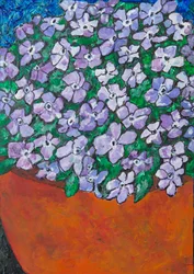 Fleurs en pot d