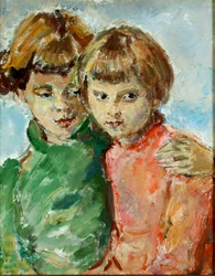Iris et Kathleen (huile sur toile)