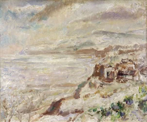 La baie de Robin des Bois en hiver (huile sur toile)