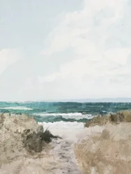 Chemin de la plage