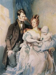 Portrait de M. et Mme MacGregor avec leur enfant