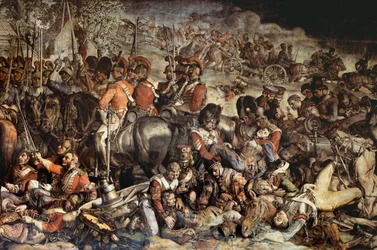 La rencontre de Wellington et Blücher après Waterloo (détail)