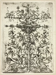 Ornement avec arabesques, 1526/30, imprimé en 1684