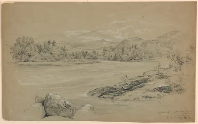 Rivière Androscoggin près du pont Lead Mine, Gorham, New Hampshire