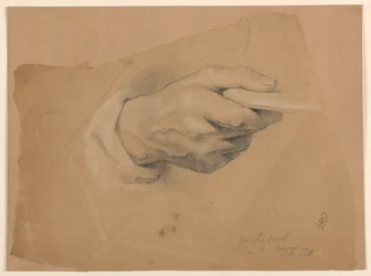 Dessin, étude pour "Communion of t", 1844