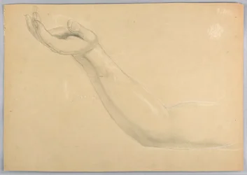 Dessin, étude pour le double de "C", 1850
