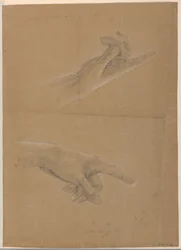 Dessin, étude pour "Early Christia", 1839-40