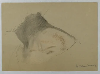 Dessin, étude pour "Tribute Money", 1852