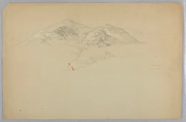 Esquisse de paysage, Mont Desert, Maine
