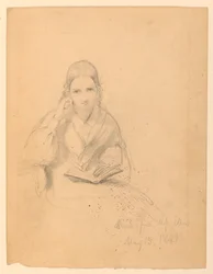 Étude de Portrait de Mlle Elliott