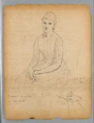 Esquisse pour le Portrait de la Plus Jeune Fille de William Astor