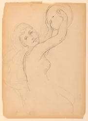 Esquisse pour une bacchante