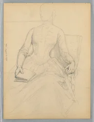 Esquisse de femme assise