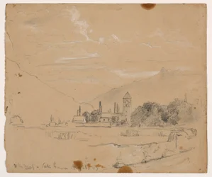Croquis de Villeneuve, lac Léman