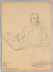 Étude pour un portrait de M. Morris K. Jesup, Esq.