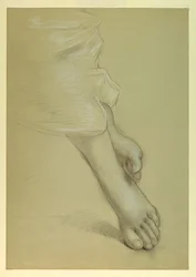Étude de pieds pour "Justice et Paix"