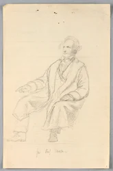 Étude de Samuel F. B. Morse pour "Groupe scientifique"