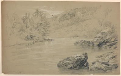 La rivière Androscoggin à Gorham, New Hampshire