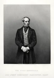 John Somerset Pakington, 1er Baron Hampton, homme politique anglais, vers 1880