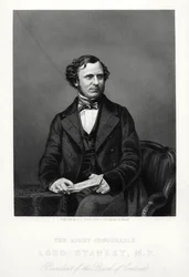 Le très honorable Edward Henry Stanley, 15e comte de Derby, homme d