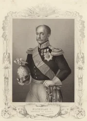 Tsar Nicolas Ier, empereur de Russie (gravure)