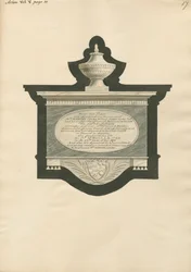 Monument commémoratif à Martha, Philip et George Joseph Cocks provenant de l