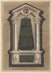 Mémorial à Somerset English, sa femme Judith, sa mère, son père, une sœur et un frère de l