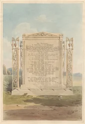 Tombe de Philip James de Loutherbourg, du cimetière de Chiswick
