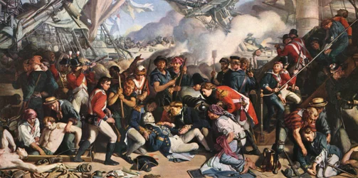 La mort de Nelson, 1805, 1859-1864