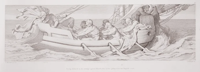 Tostig, vaincu dans sa tentative contre Harold, s