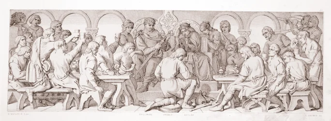 Guillaume confère à Harold la dignité de chevalier normand, de 