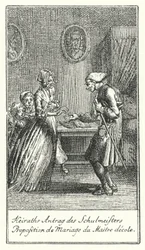 Proposition de mariage du Maître d