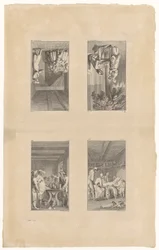 Pages 1 à 4 de *Lienhard et Gertrud* de Pestalozzi