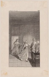 Clarisse, retenue sous divers prétextes par Lovelace dans la maison des Sinclaire, découvre la trahison