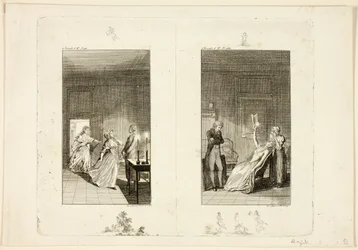 Illustration tirée de *Clarissa* de Samuel Richardson